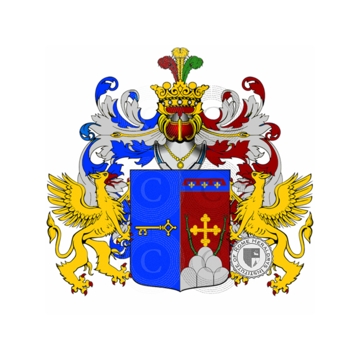 Wappen der Familiedel santo - del maestro