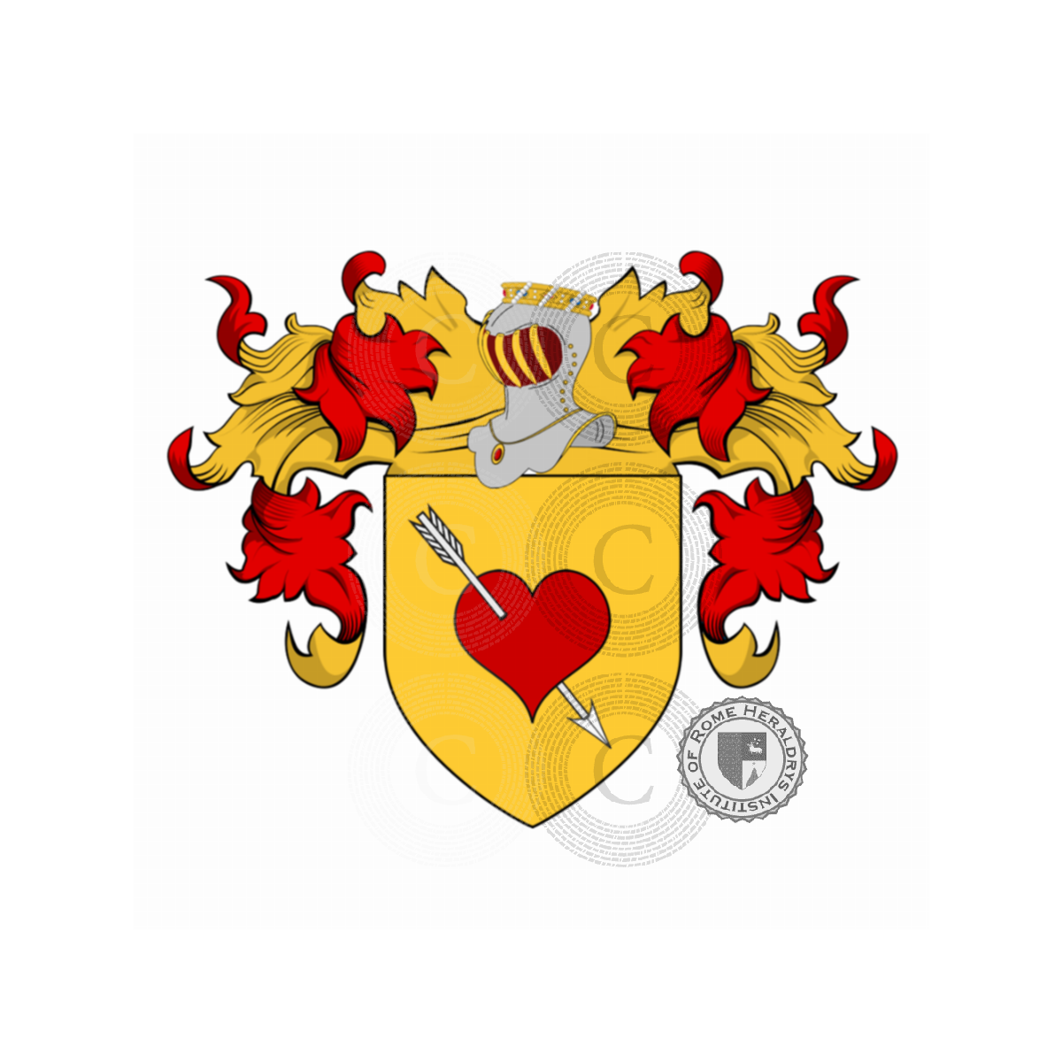 Coat of arms of familyAmore o Amori, Amore,d'Amori