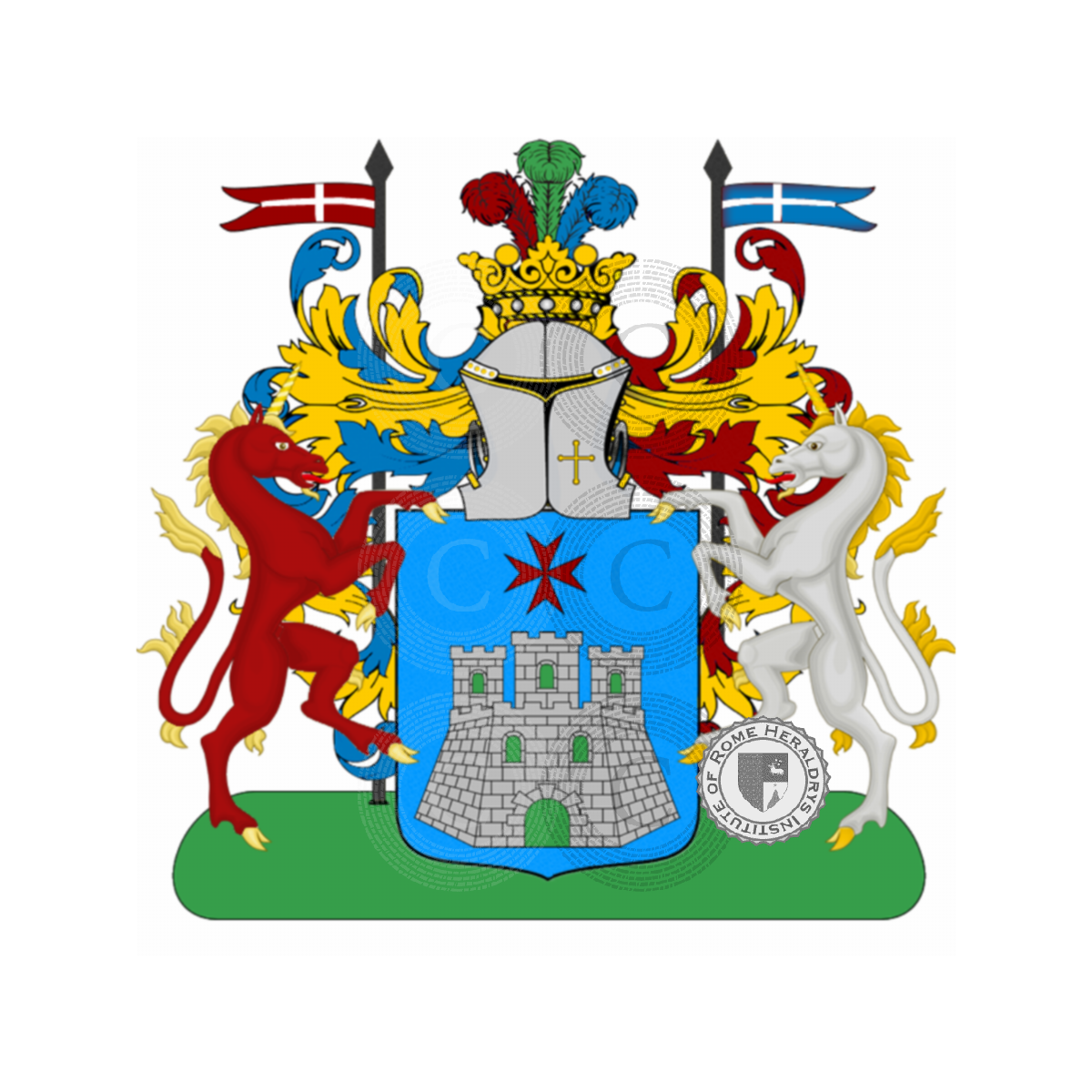 Coat of arms of familysorgia mannai