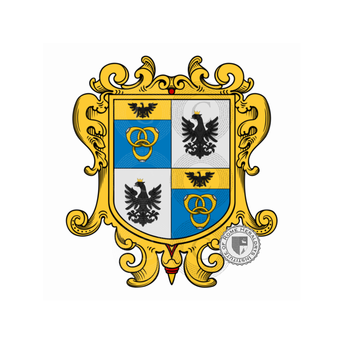 Wappen der FamilieNardi  Dei, della Dea