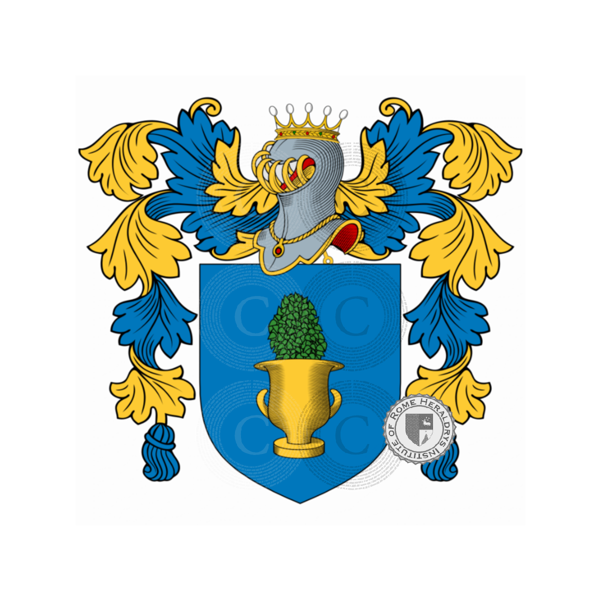 Escudo de la familiaBasilico, Basilico,Montanarelli
