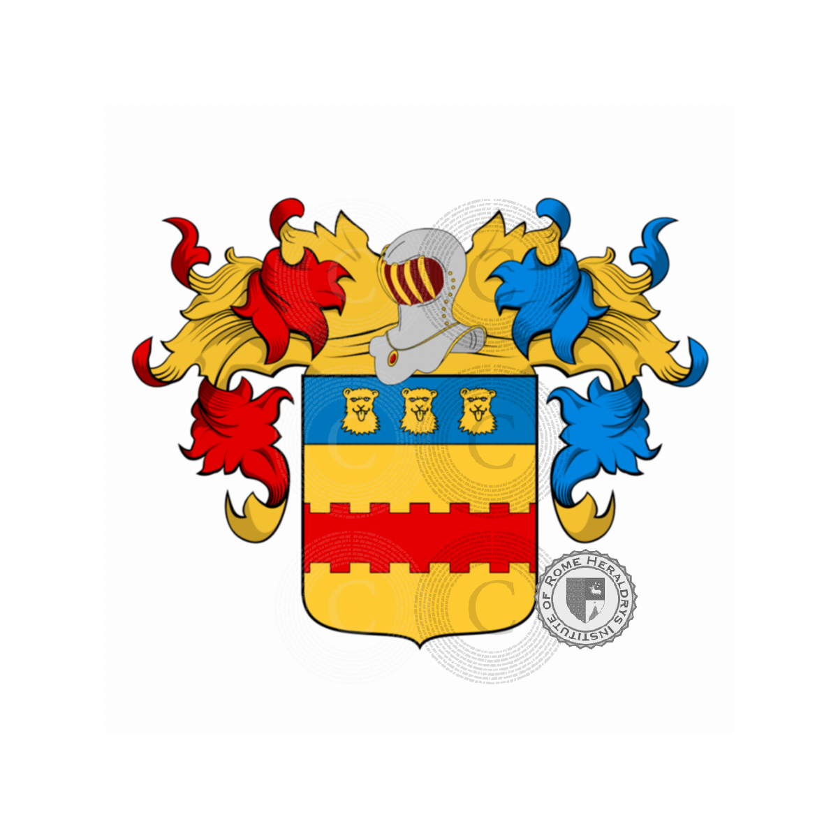 Coat of arms of familyBrocco, Brocca,Broccolini