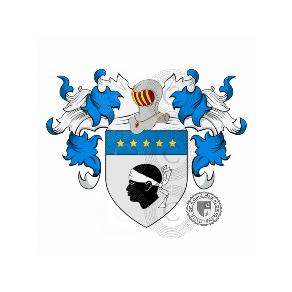 Coat of arms of familyBrunati, Brunato,Brunatti,Brunatto