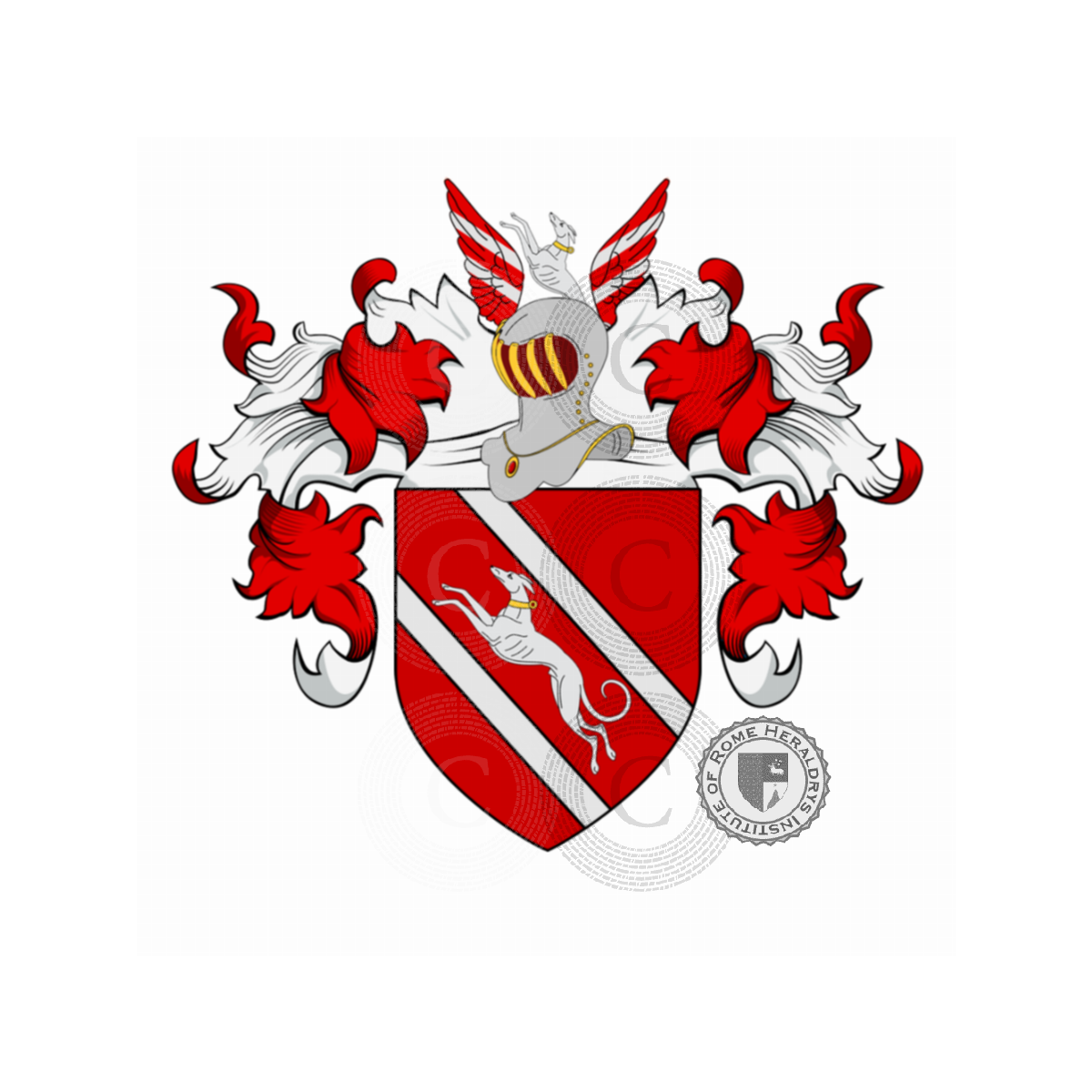 Coat of arms of familyZini, De Zinis, Dezini, Dezini,Zini (de),Zinis (de)