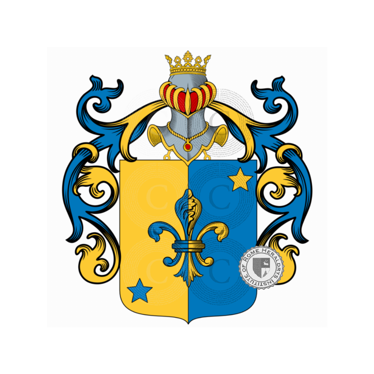 Escudo de la familiaZavagli, Massari Zavaglia,Zavagli,Zavagli Ricciardelli