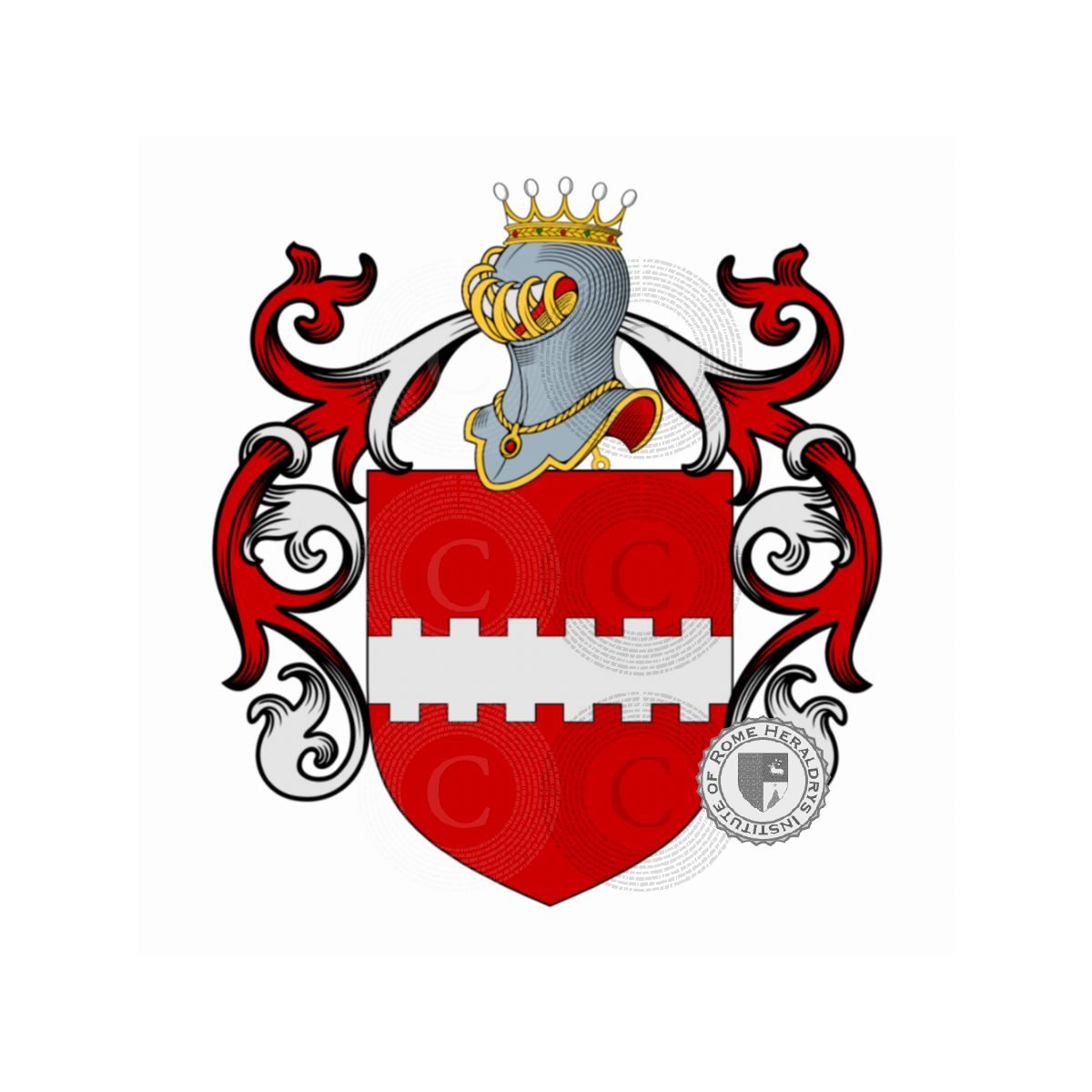 Escudo de la familiaConsolini, Consolini Magnanini,Consolino