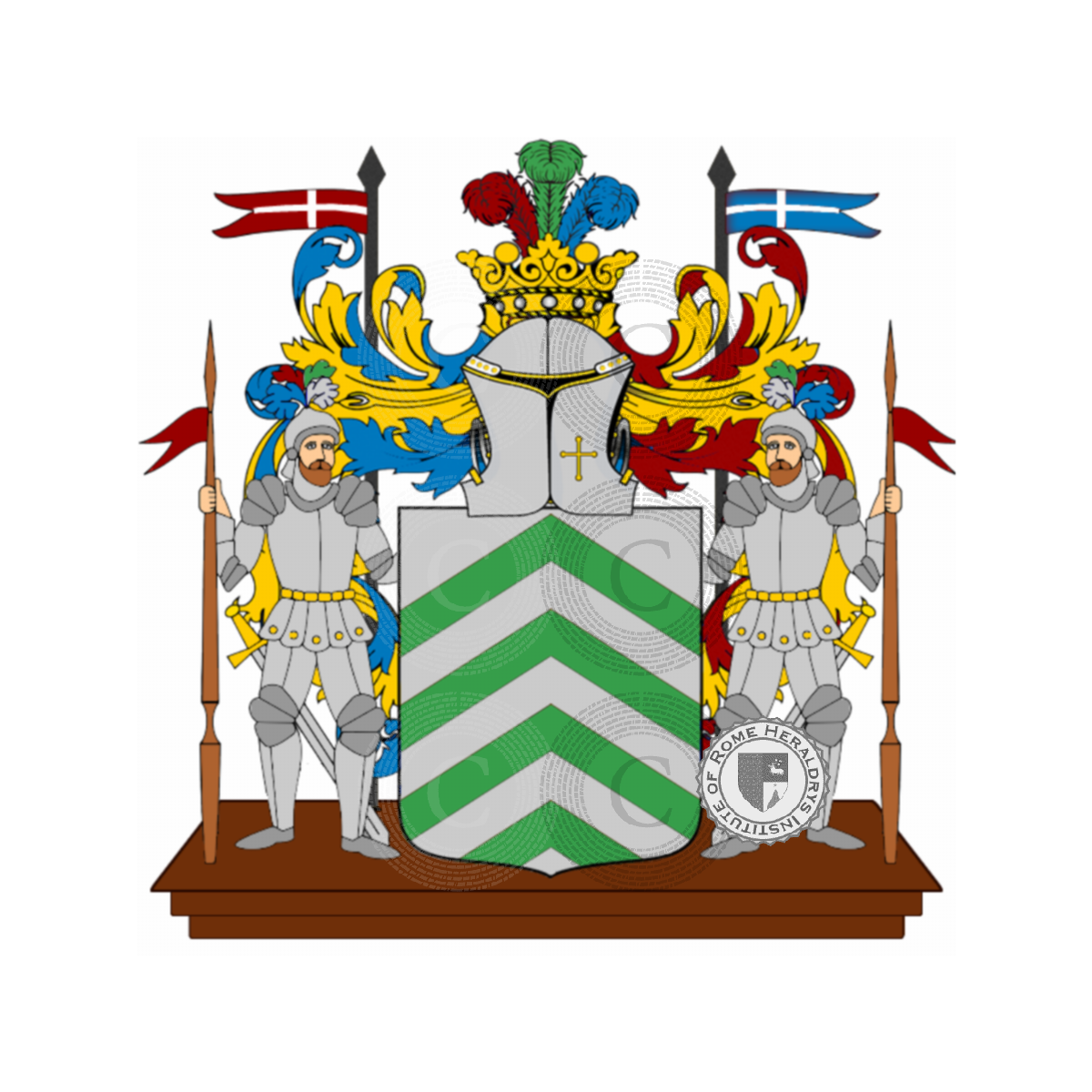 Coat of arms of familyponzillo english