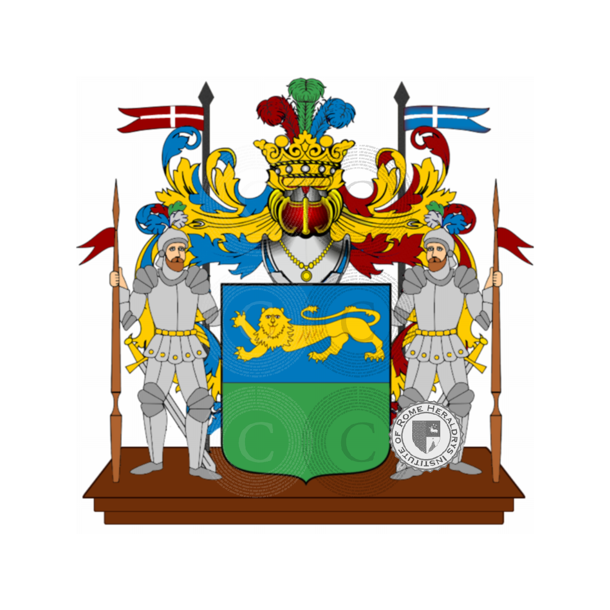 Escudo de la familiaCortesi, Cortese