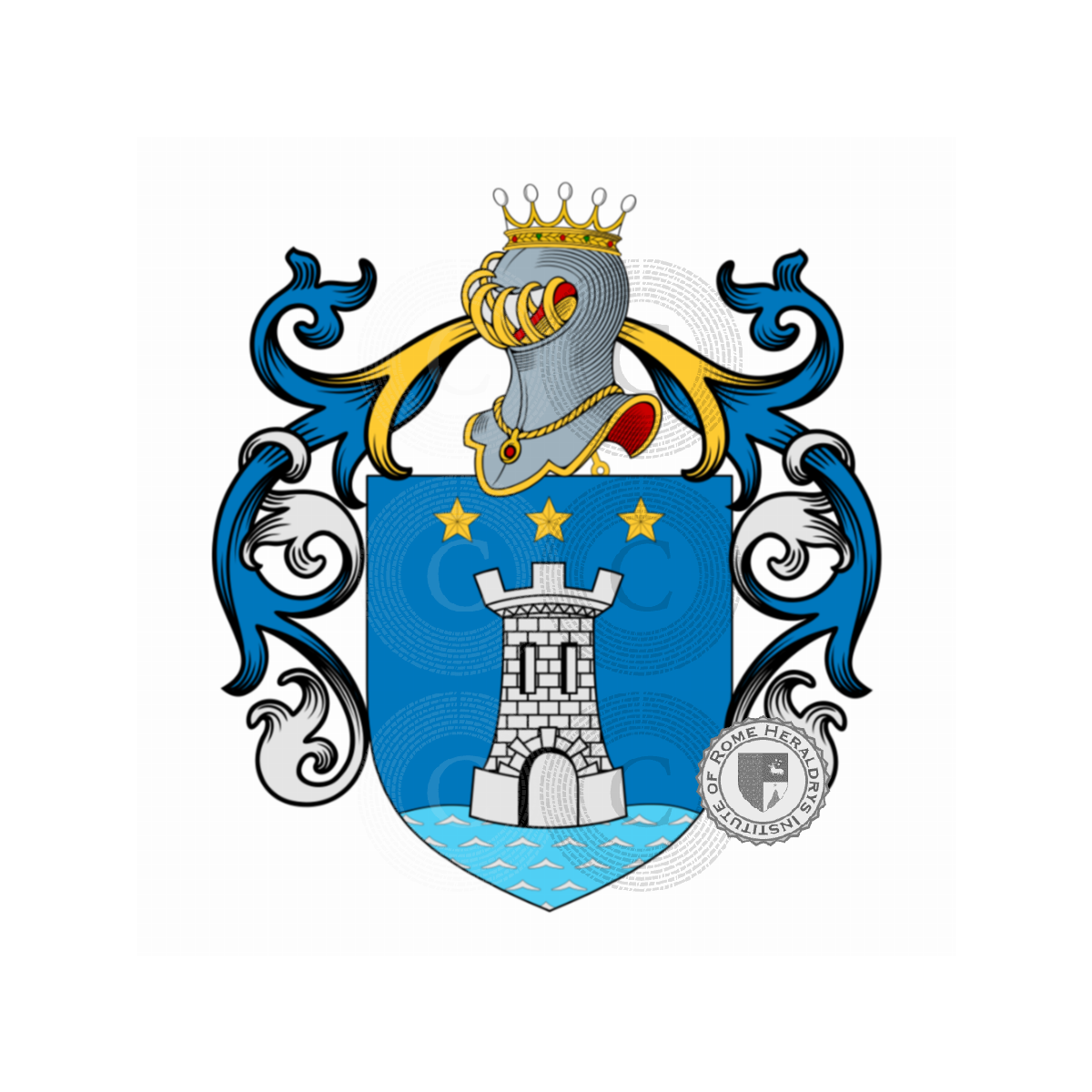 Escudo de la familiaMarziale, Marziale