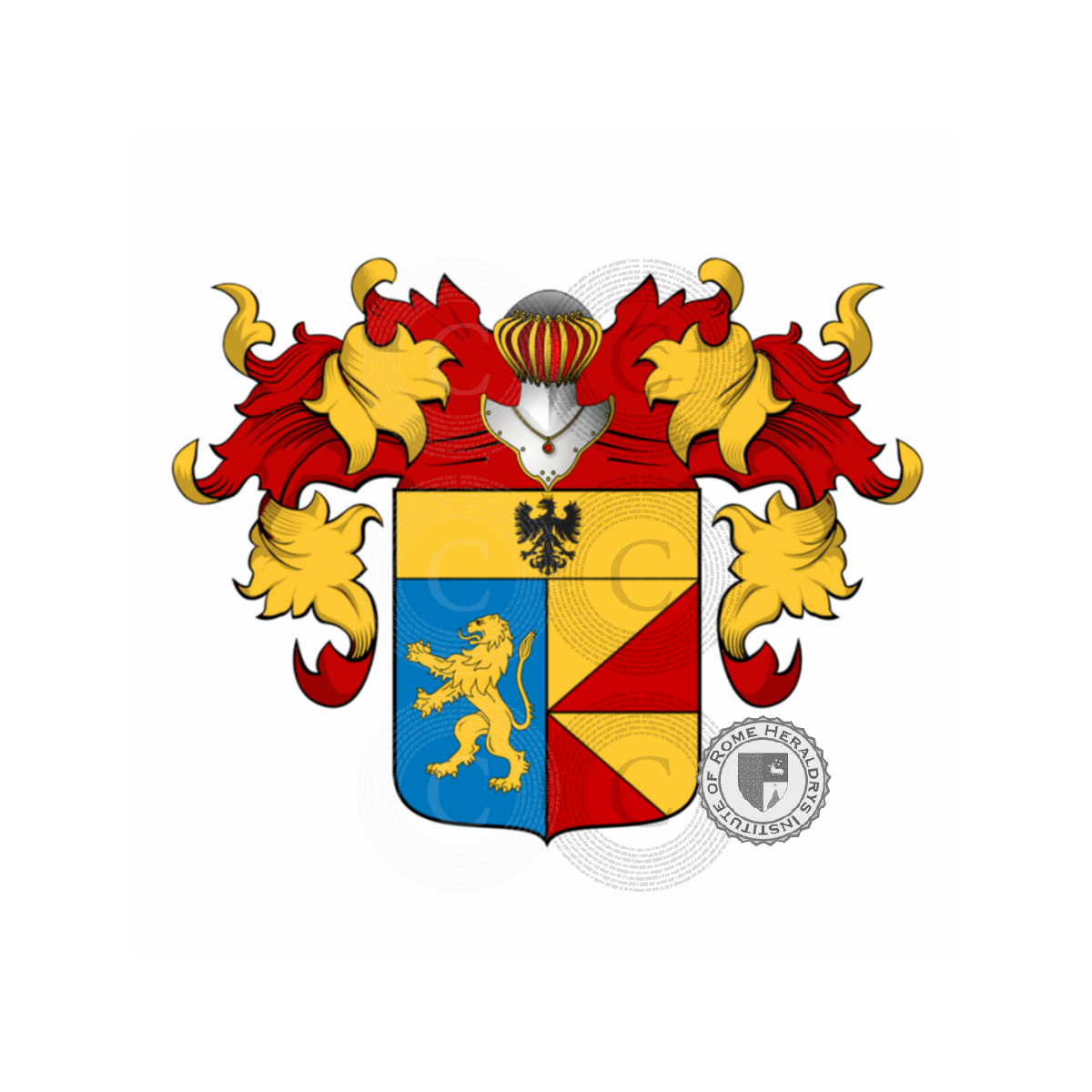 Escudo de la familiaCaffarelli, Cafarelli,Caparelli