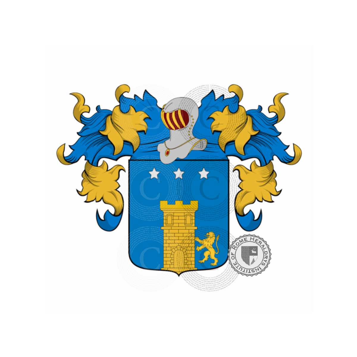 Coat of arms of familyTrano, Strano,Trani