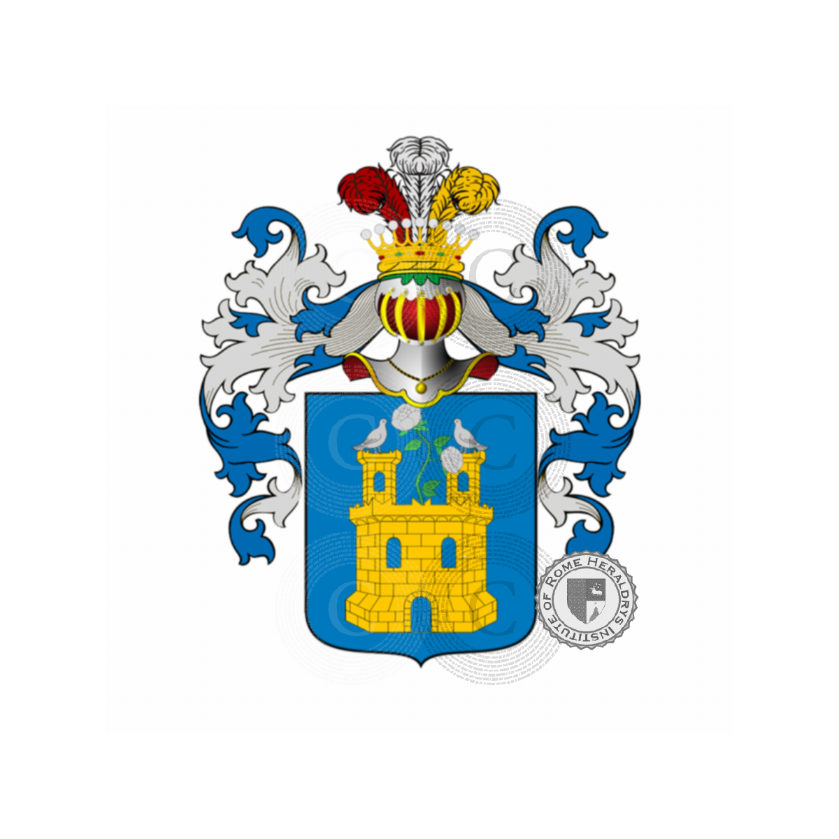 Coat of arms of familyvaresi  di rosate