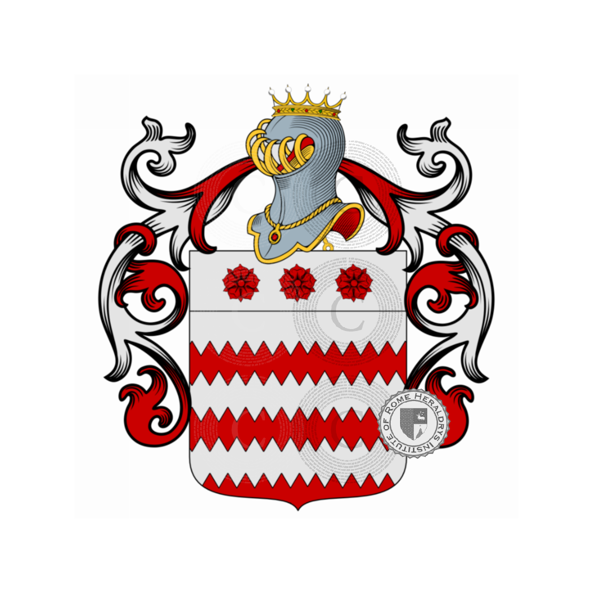 Escudo de la familiad'Errico, Derrico,Errici,Errico