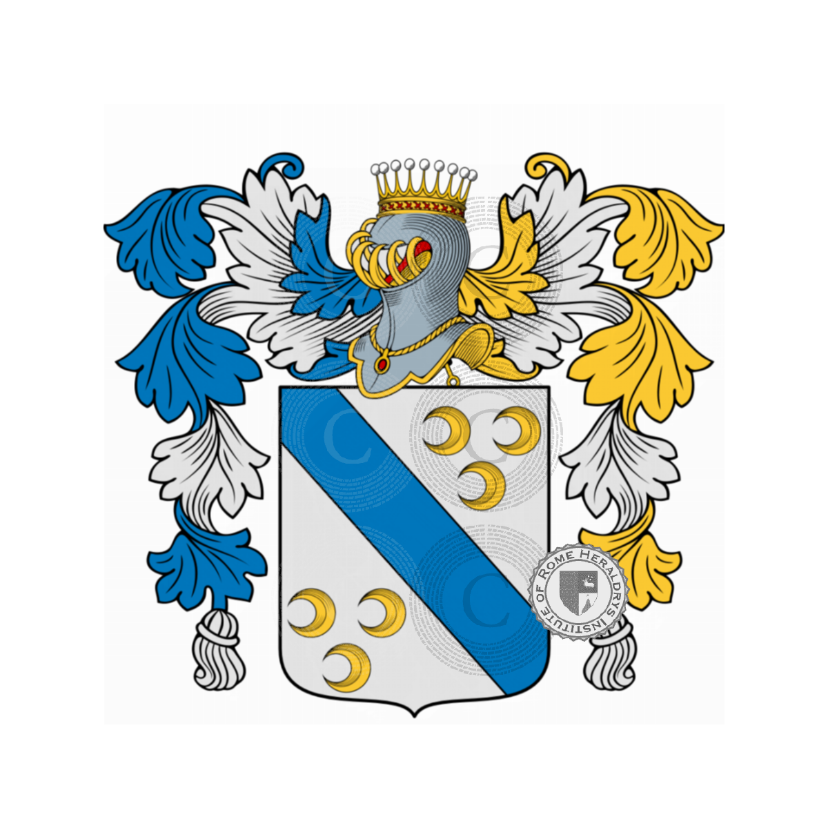 Escudo de la familiaVerzì, Guerci,Verzi