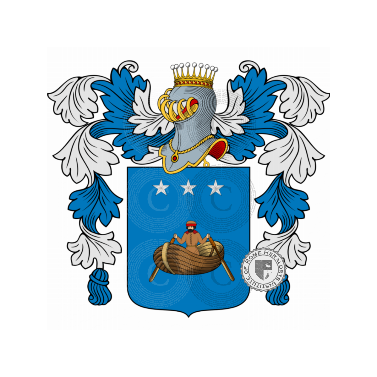 Coat of arms of familyBattelli, Battello