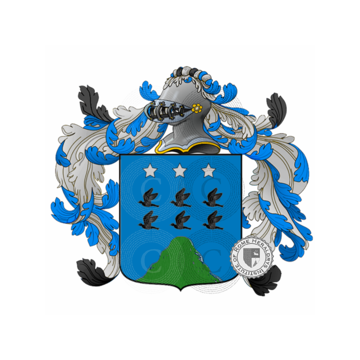 Escudo de la familiaMacrì, Magrì