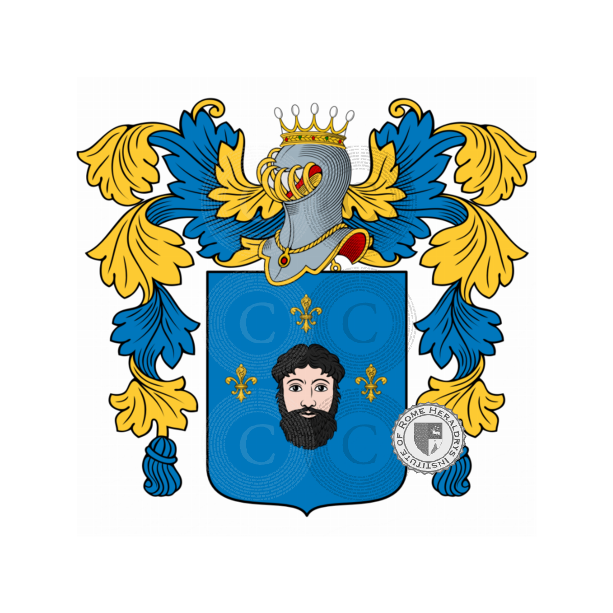 Coat of arms of familyBarbato, Barbuto