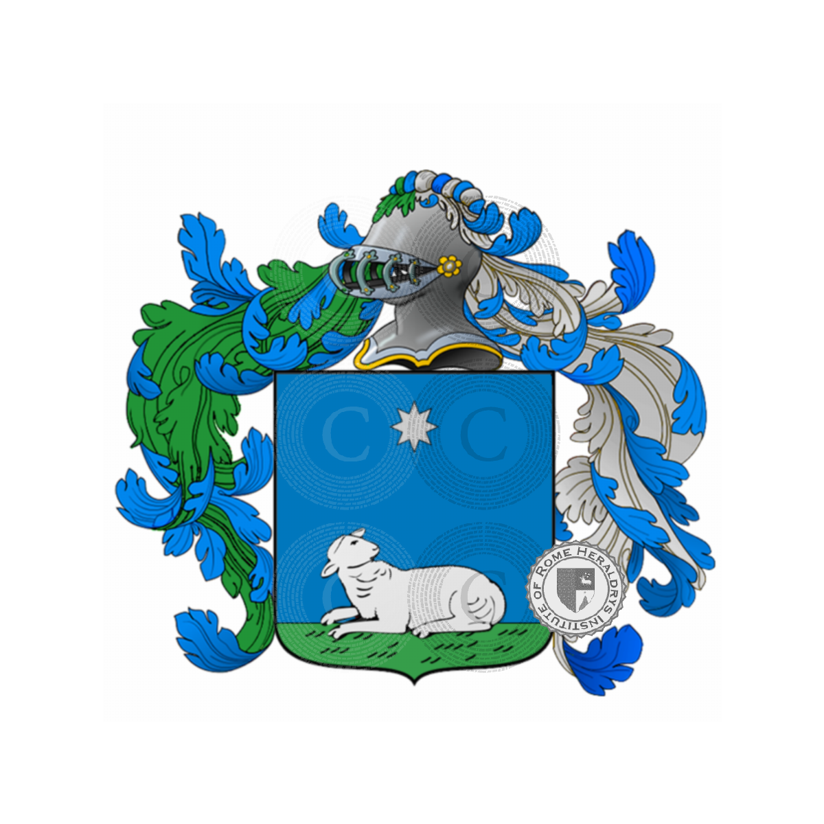 Coat of arms of familyAngelotti, Angellotti,Angelotto