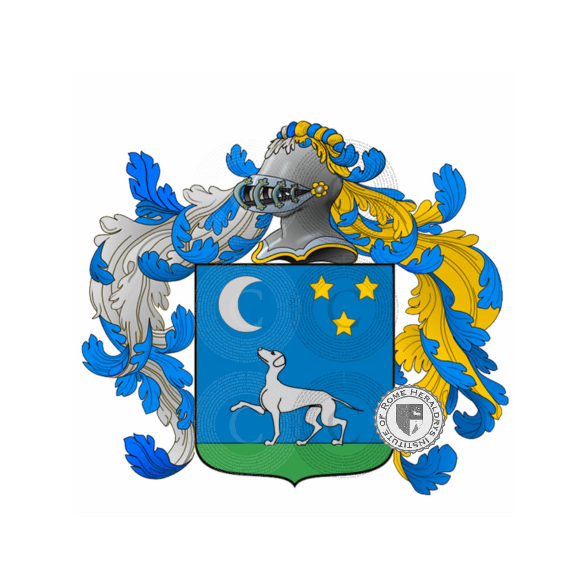 Wappen der FamilieBurin o Burini, Burin,Burino