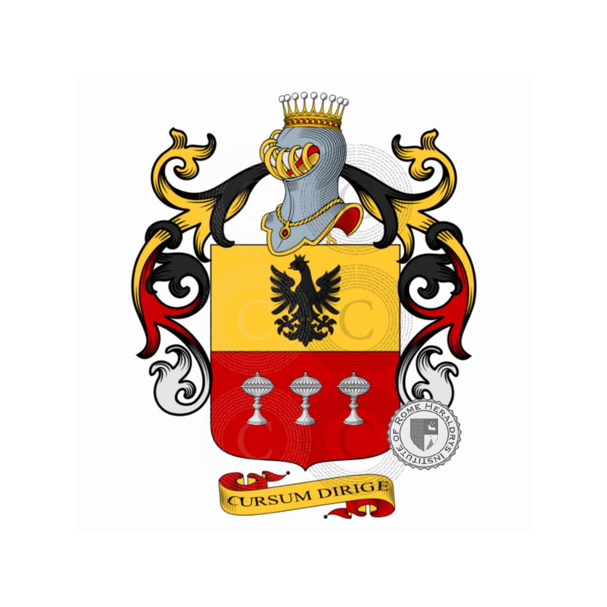 Escudo de la familiaRegis, du Roy,Réges,Reggio,Regio