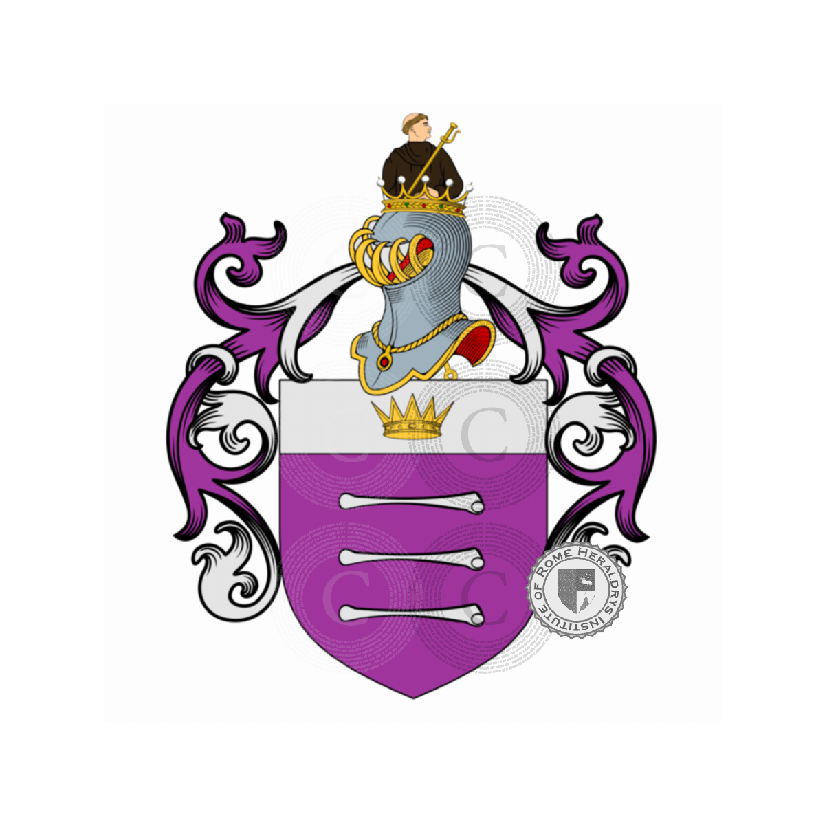 Coat of arms of familyPellegrino, Pelegrino,Pellegnini,Pellegnino,Pellegrinello,Pellegrini,Peregrino