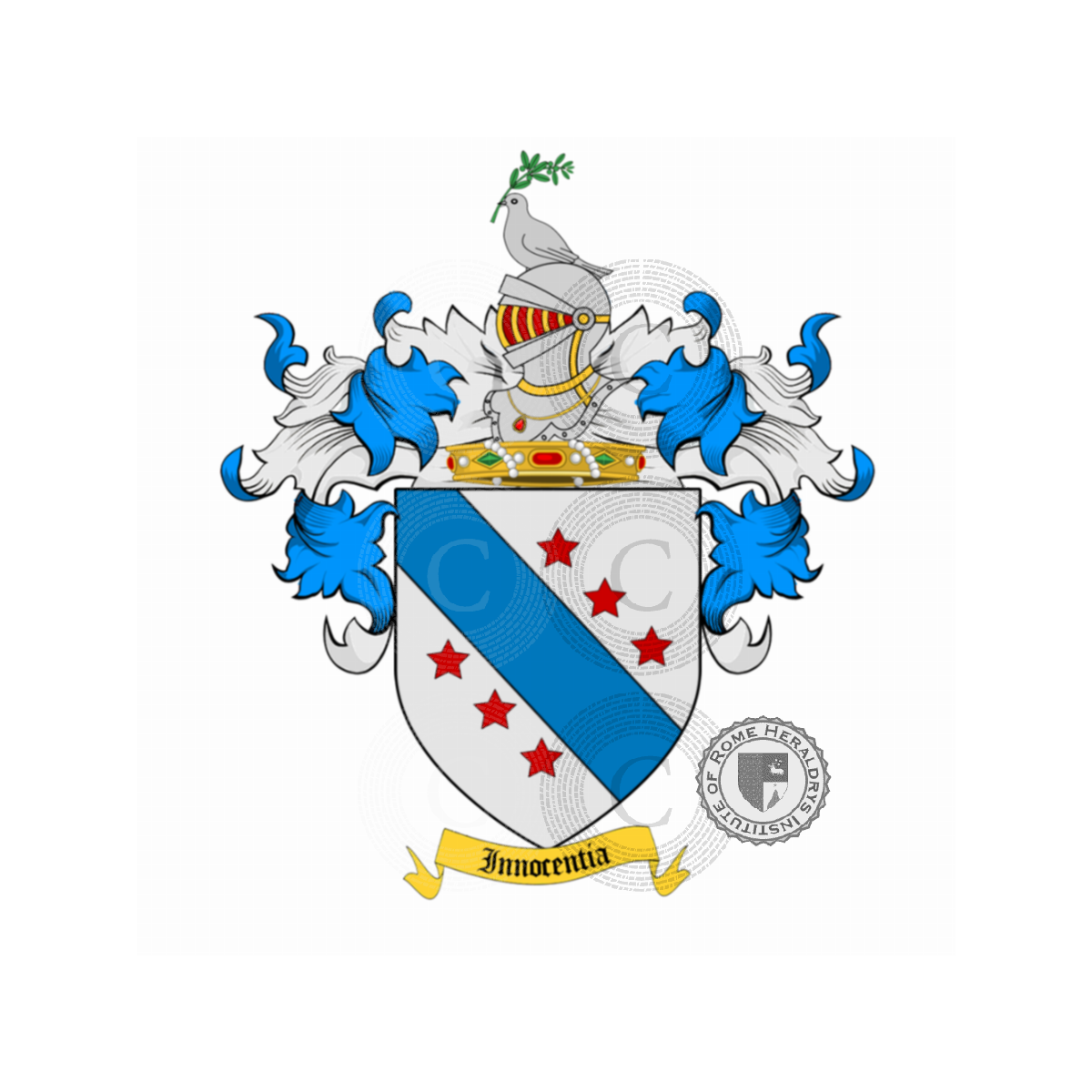 Coat of arms of familyde Marchi, de Marchi,Marchi del Lion d'Oro,Marchi di Volterra