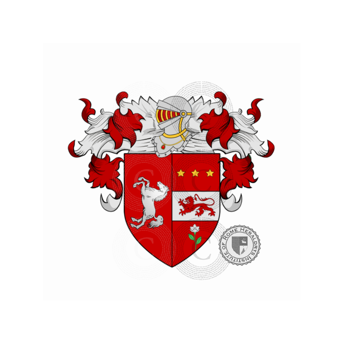Coat of arms of familySchiavini Cassi