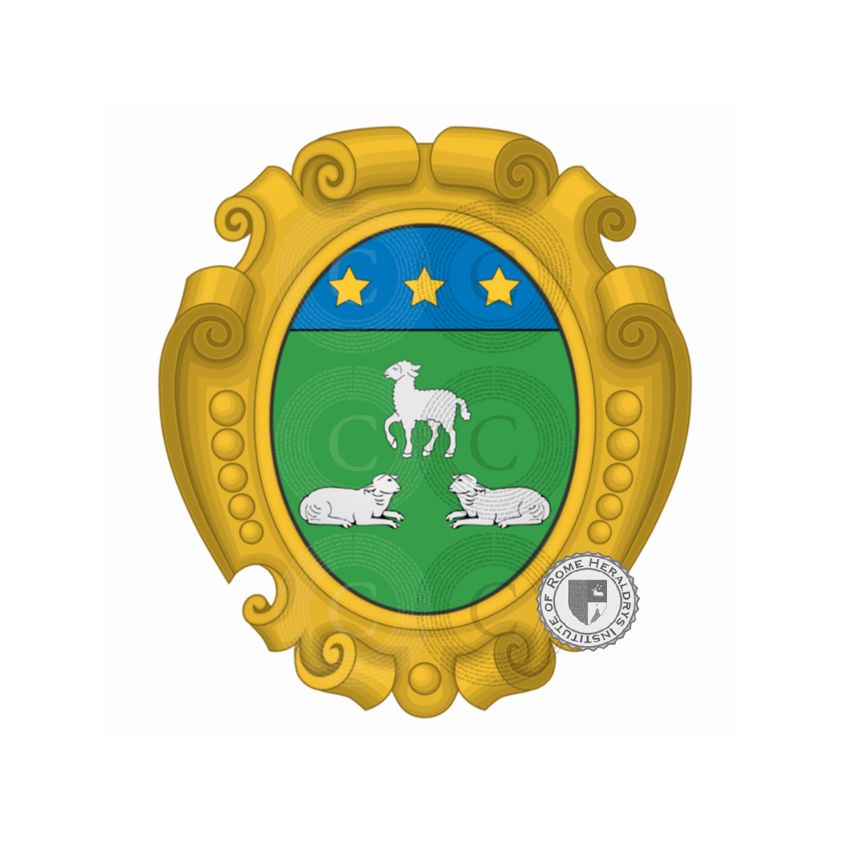 Wappen der FamilieScellini o Cellini