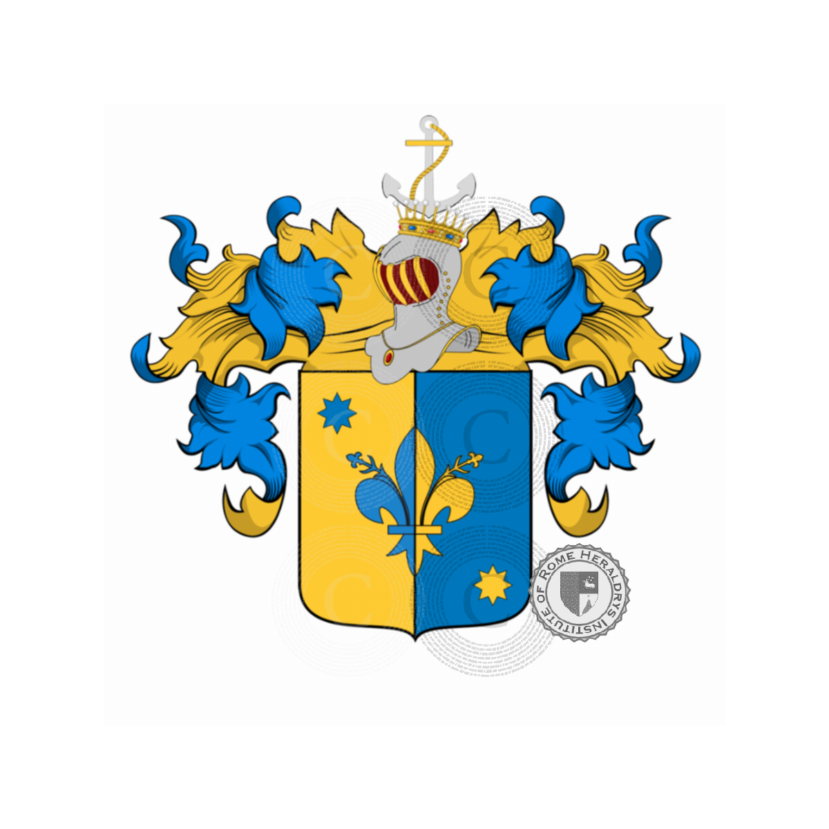 Escudo de la familiaZavagli Ricciardelli