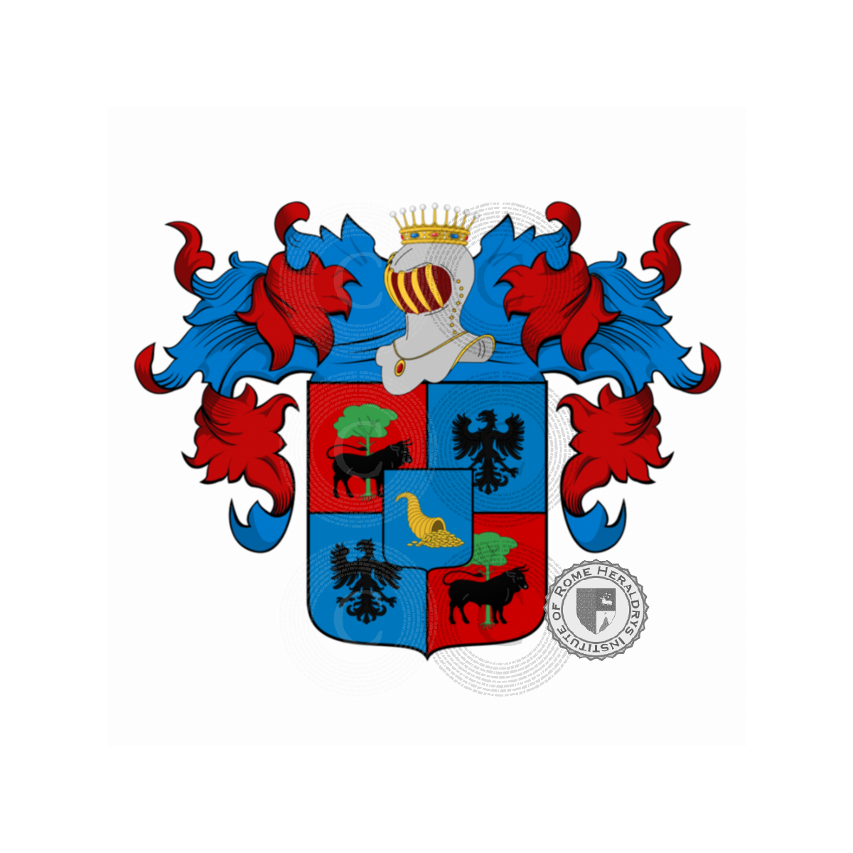 Escudo de la familiaGoretti, Goretti,Goretti de Flamini