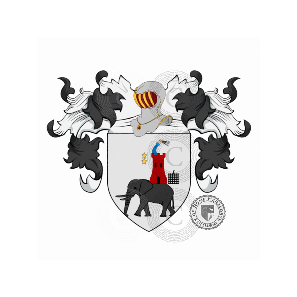 Coat of arms of familyAresu o Areso