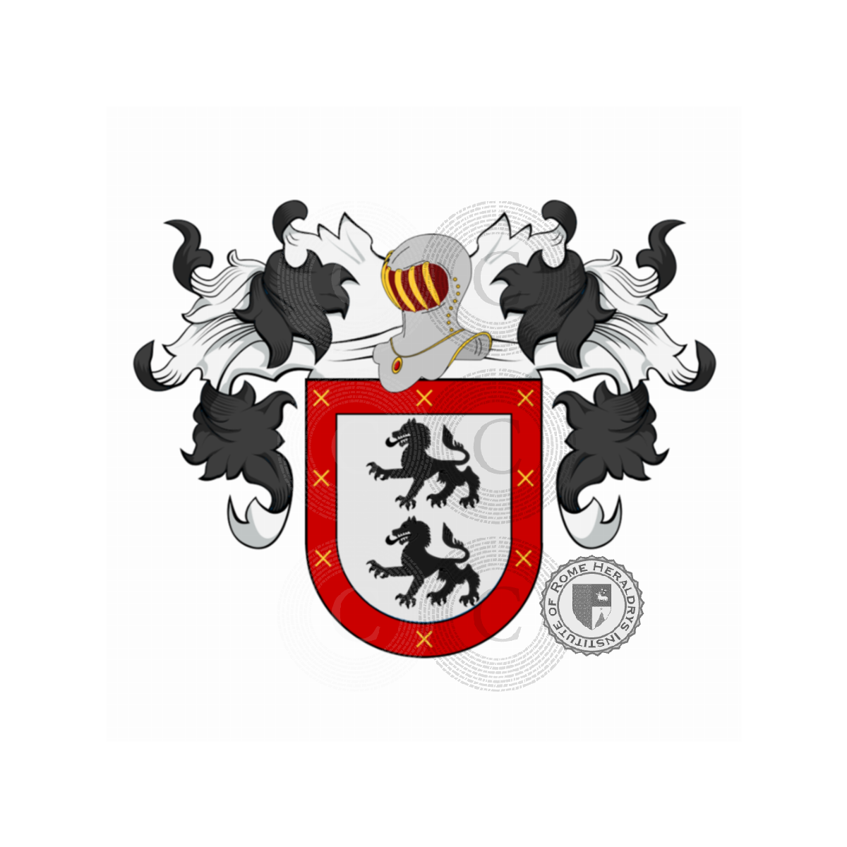 Coat of arms of familyArnes