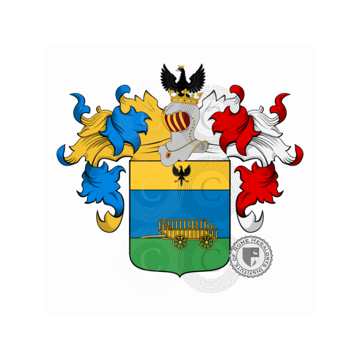 Coat of arms of familyCarocci o Caroca, Caroca