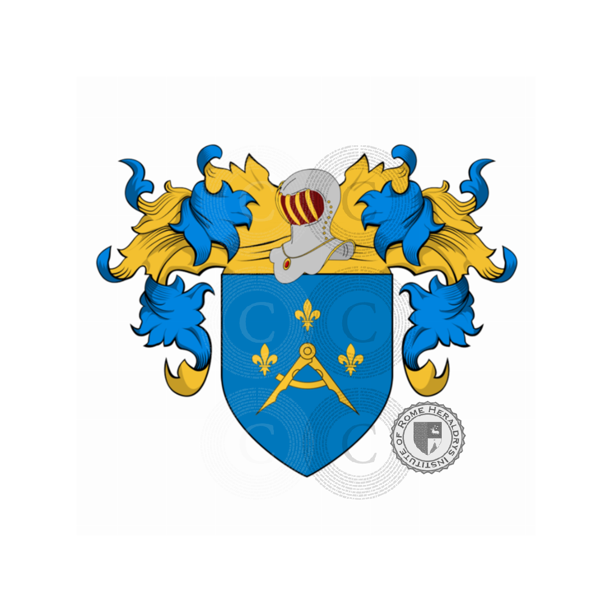 Wappen der FamilieTucci, Campiglia,del Campiglia,Tucci del Campiglia