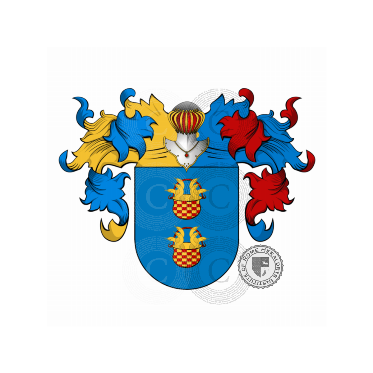 Escudo de la familiaGuzman (Duques de Medina-Sidom - Andalusia)