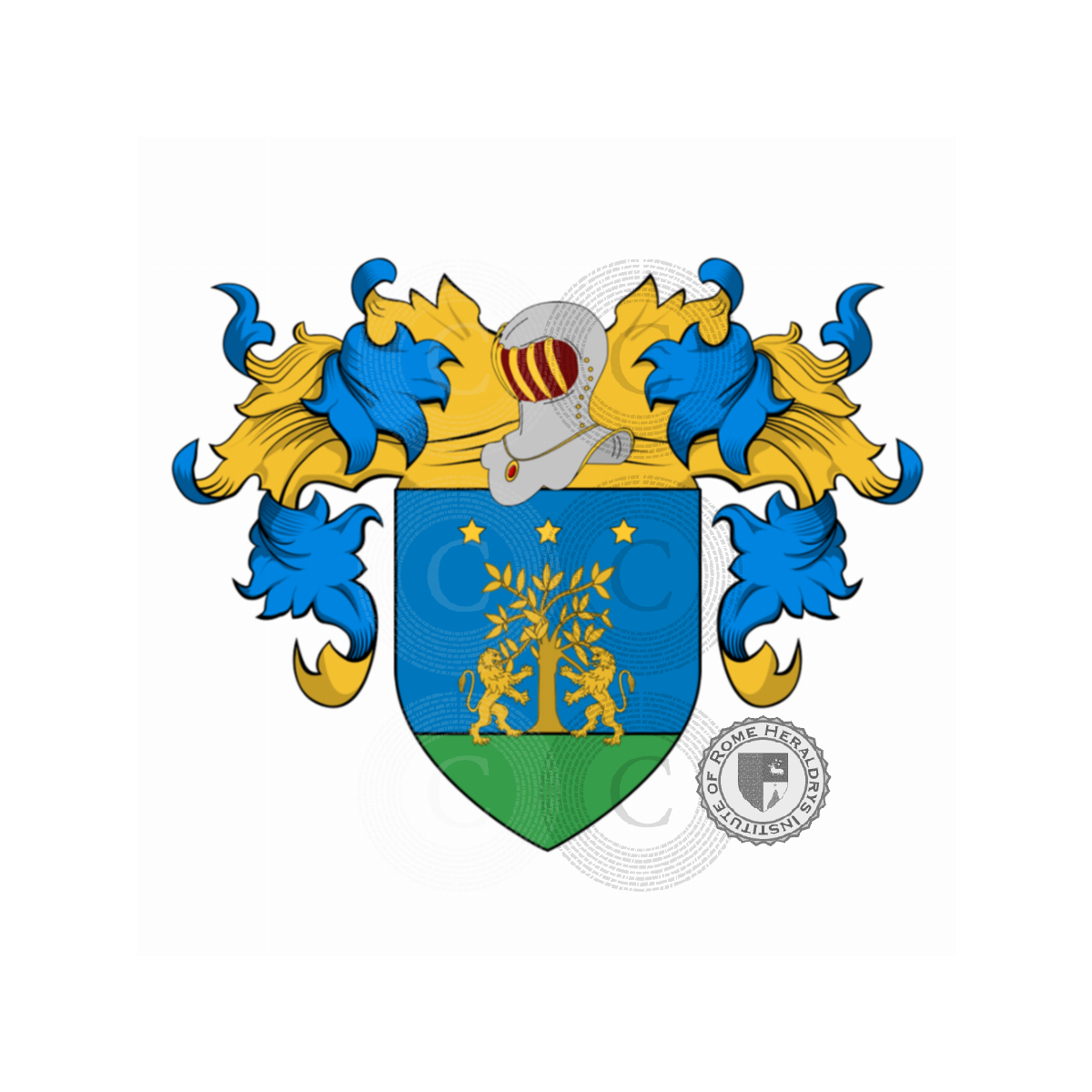Coat of arms of familyLaureani o Laureano, Laureano