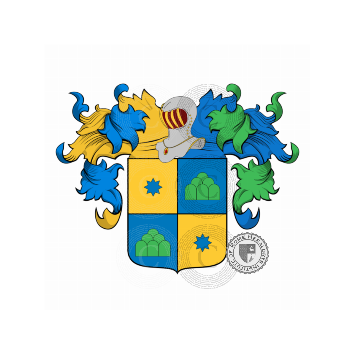 Escudo de la familiaPannilini (Siena - Roma)