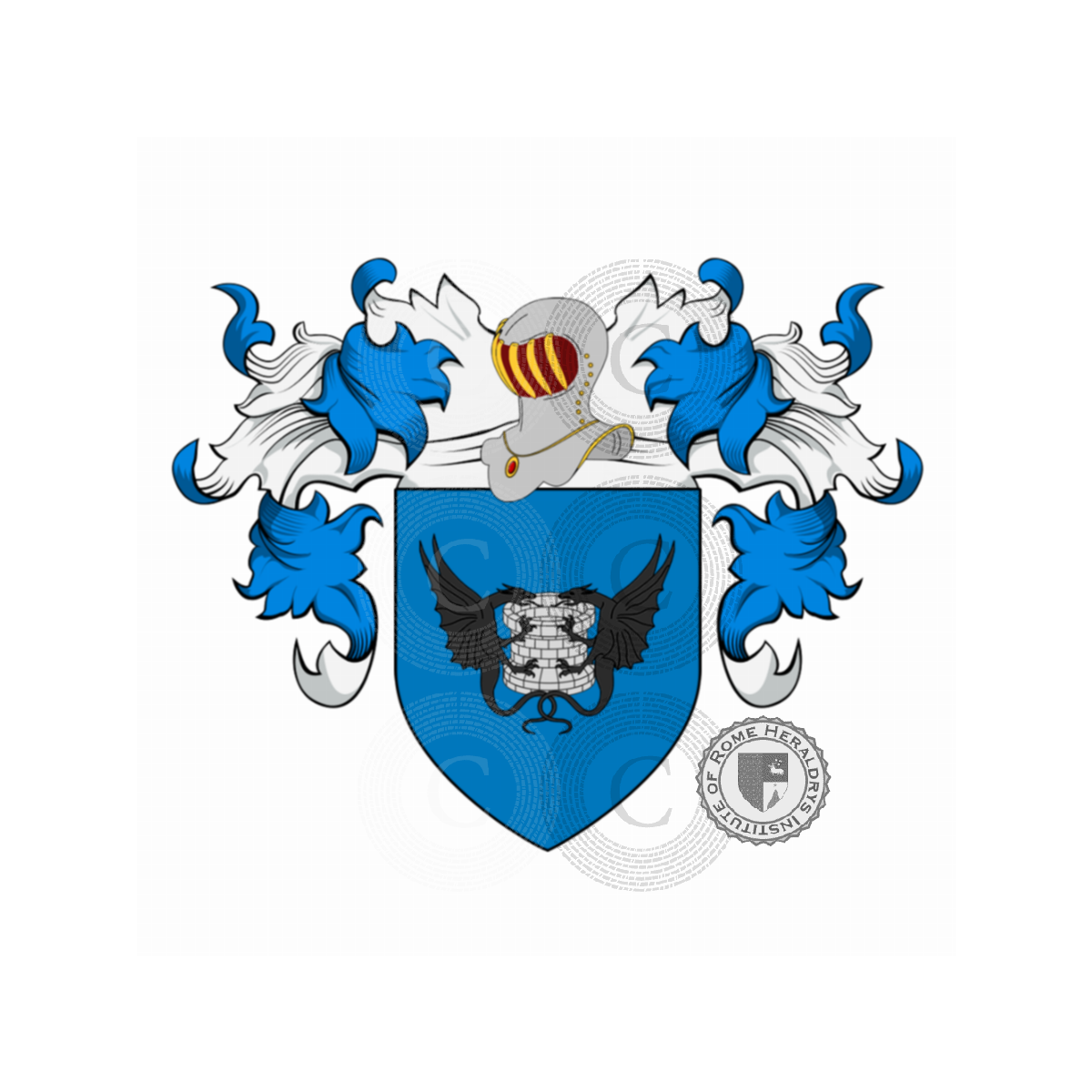 Escudo de la familiaPozzo (dal o del) (Genova), Pozzo (del)