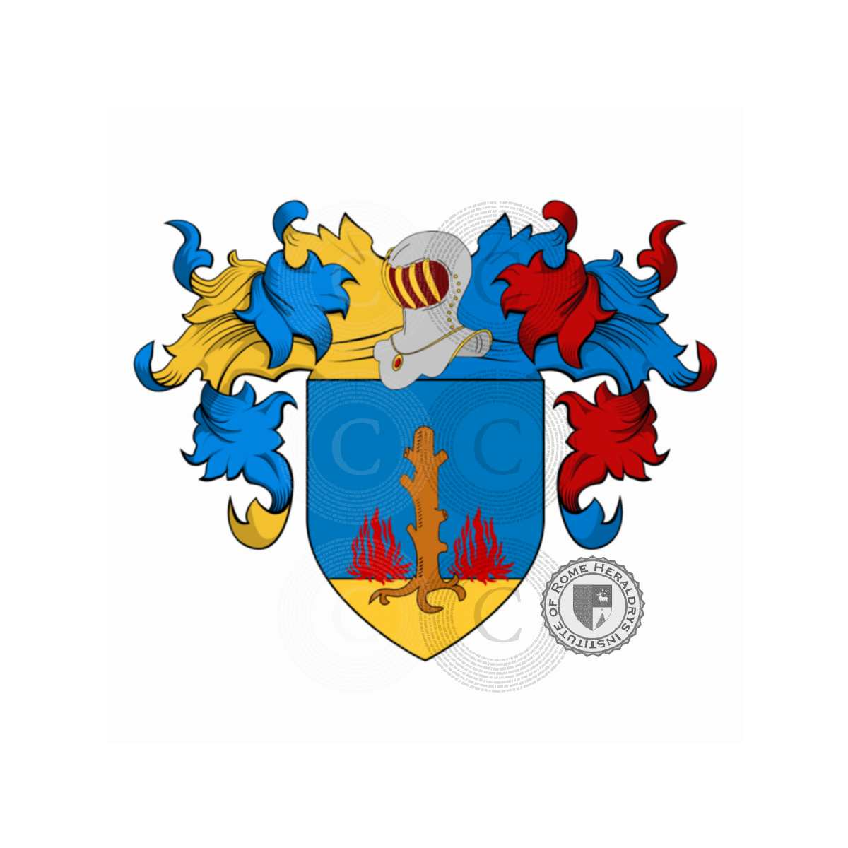 Coat of arms of familyArserio, Santarserio, Arseri o Arsery, Arseri,Arsery,Arsiero