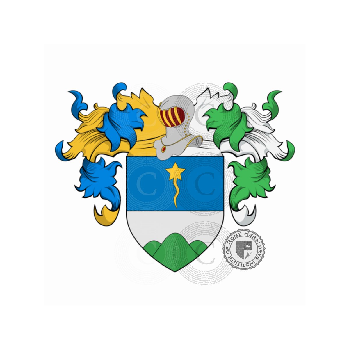 Wappen der FamilieMonticelli, Monteslini,Monticello