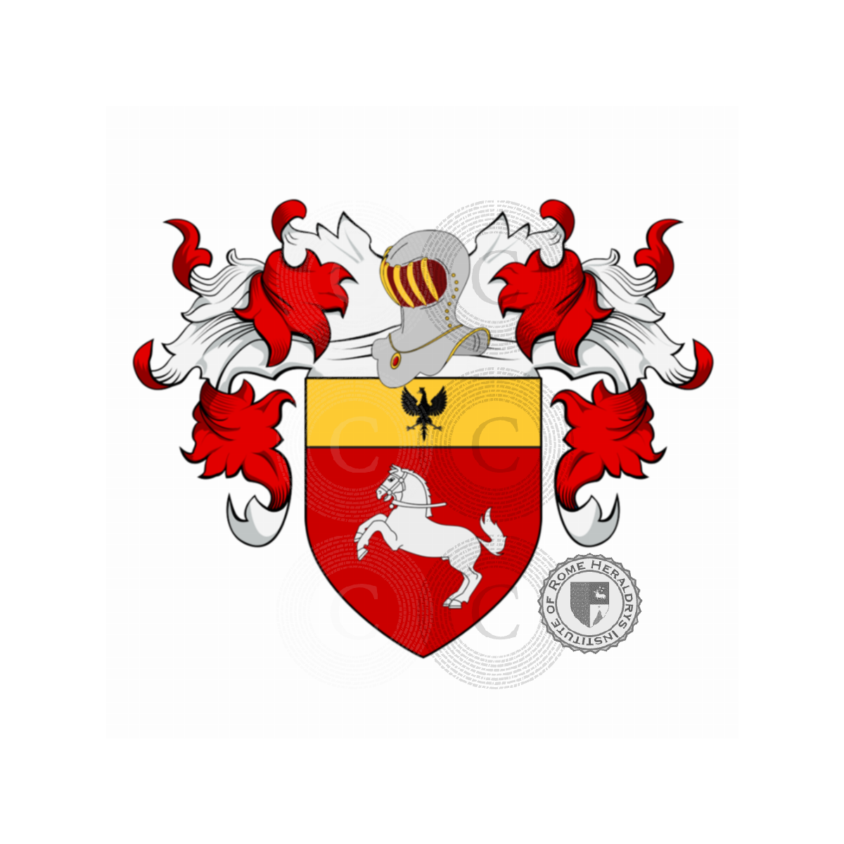 Wappen der FamilieCavalli (conti di Olivola, San Germano e Vallara), Cavallisi