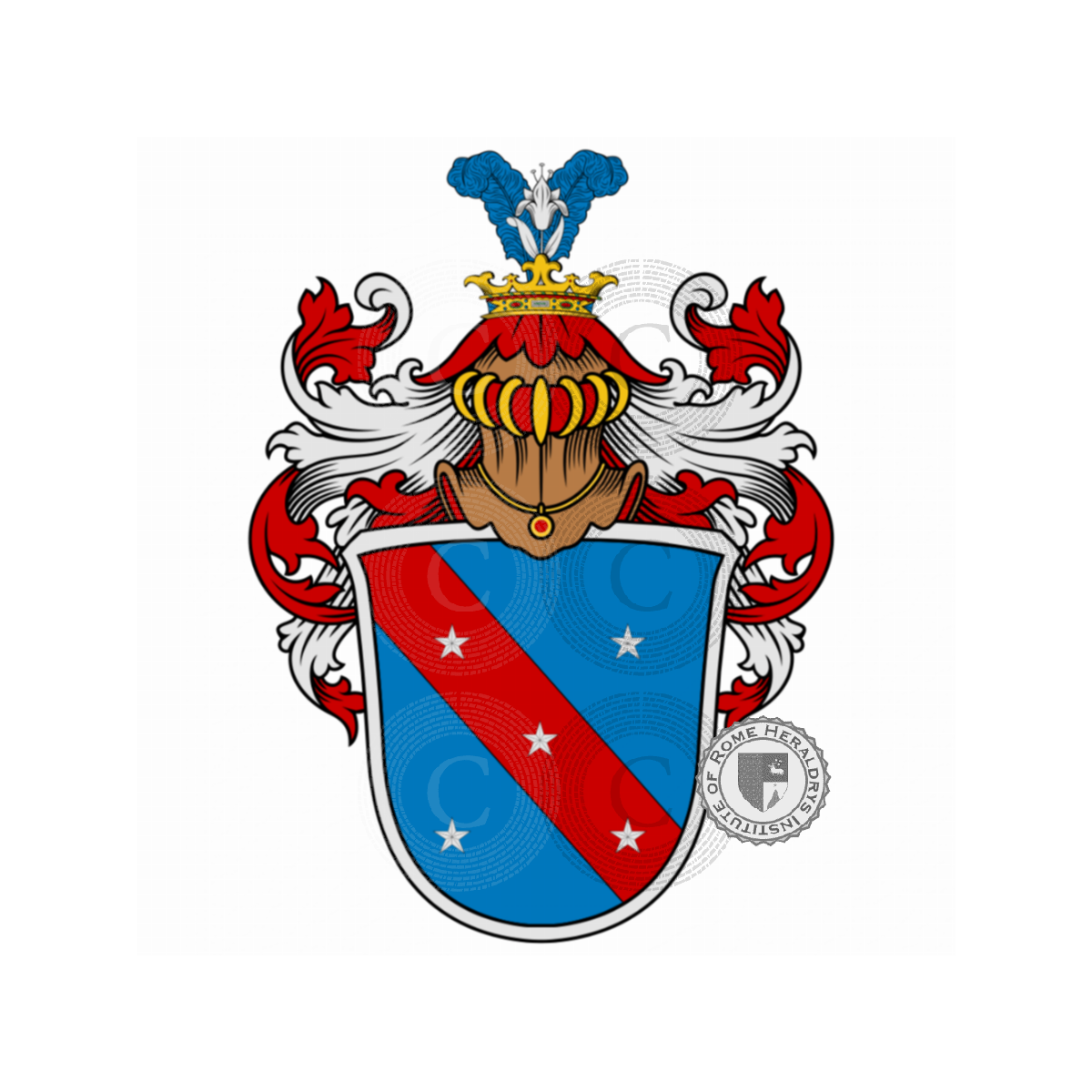 Wappen der FamilieRüppel, Rüppel,Rüppel del Helmschwerd