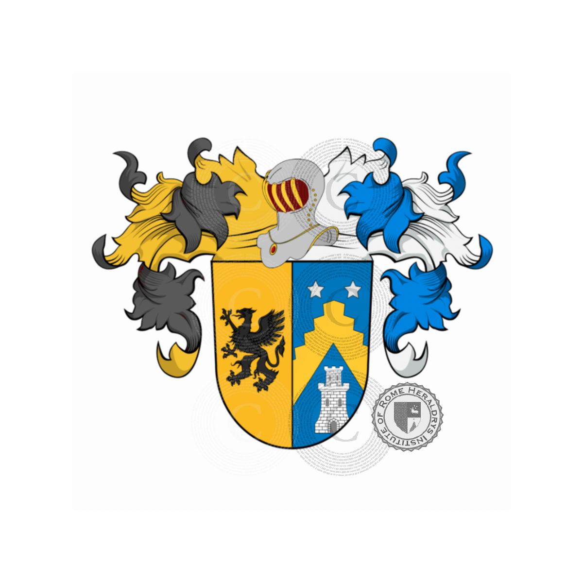 Coat of arms of familyJomini, Jommin, Jommi, Iommi, Jomini,Jommi