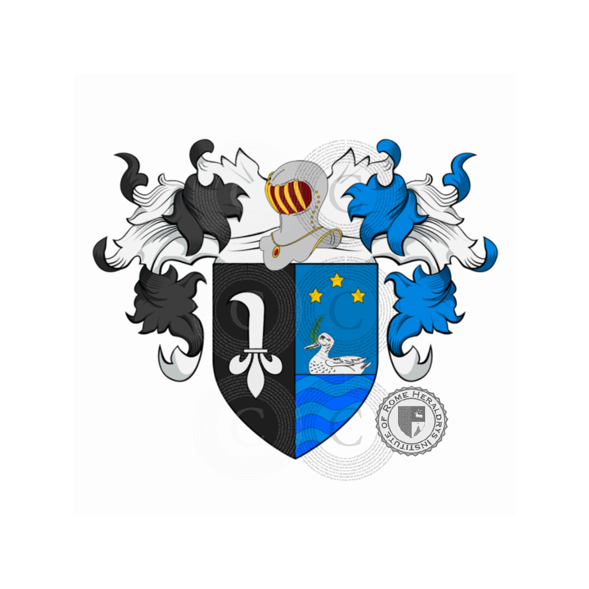Wappen der FamilieRonci, Runci o Runcini, Runci,Runcini,Runcino