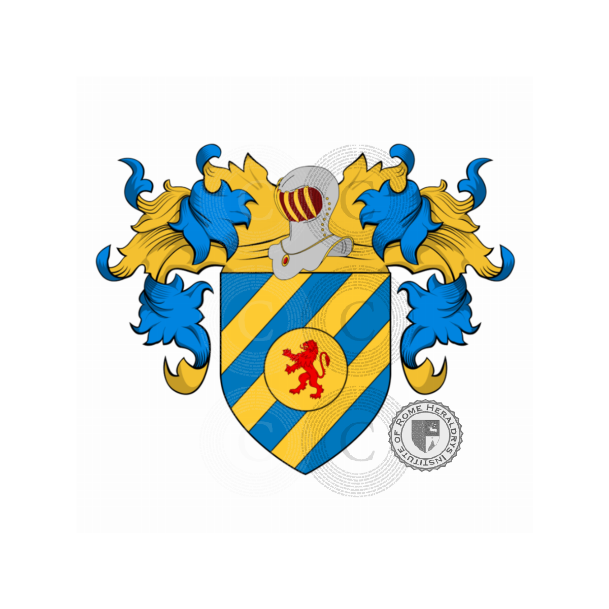 Coat of arms of familyBazzurri o Bazurro, Bazzurri,Bazzurro