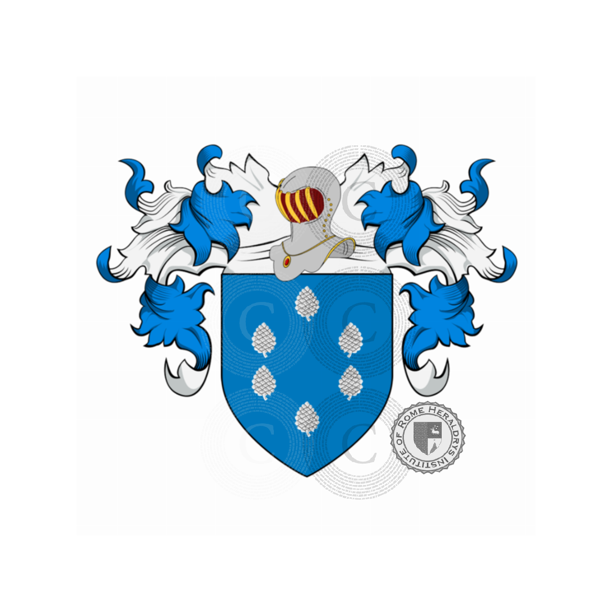 Escudo de la familiaPinella (Verona)