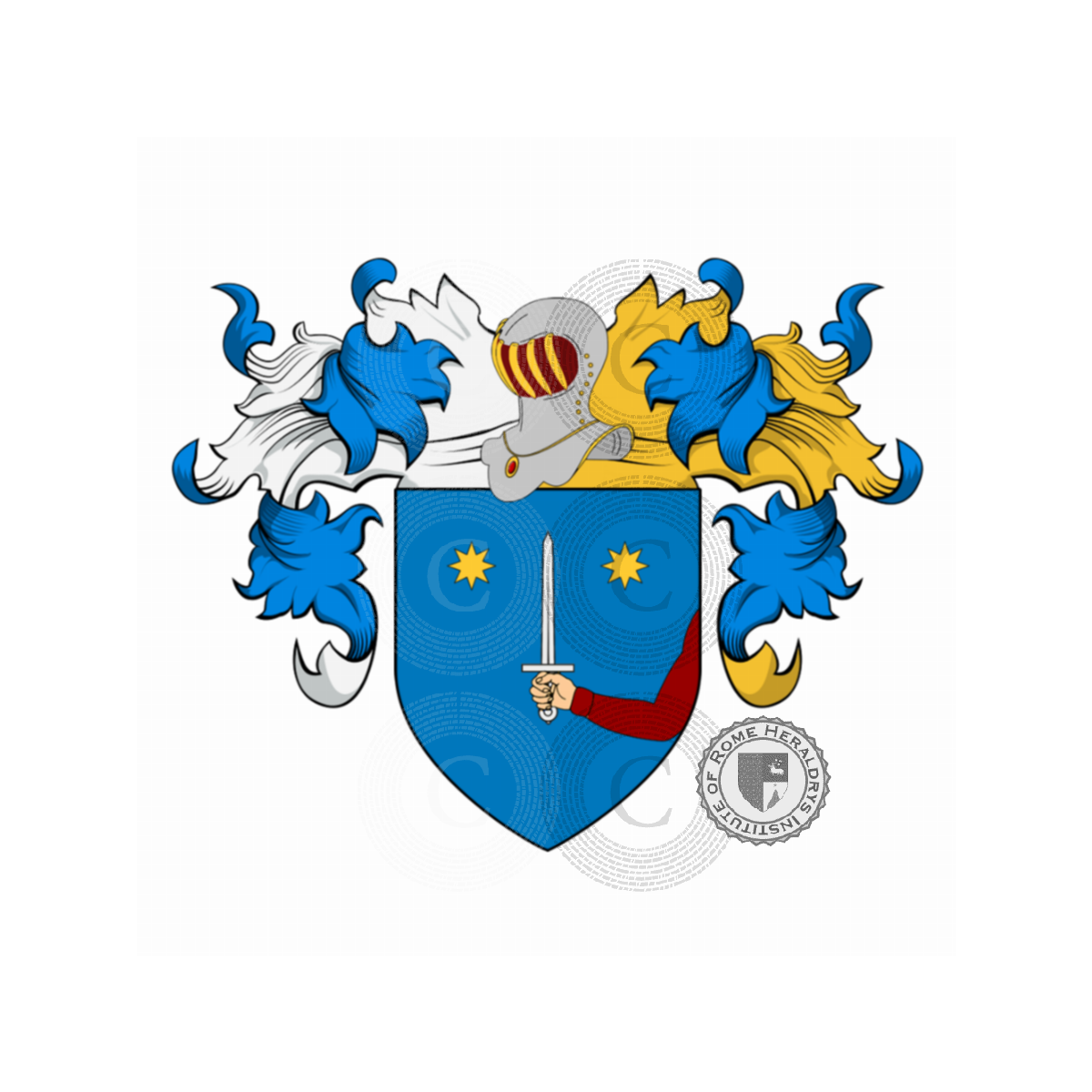 Coat of arms of familyFranceschini, della Villa