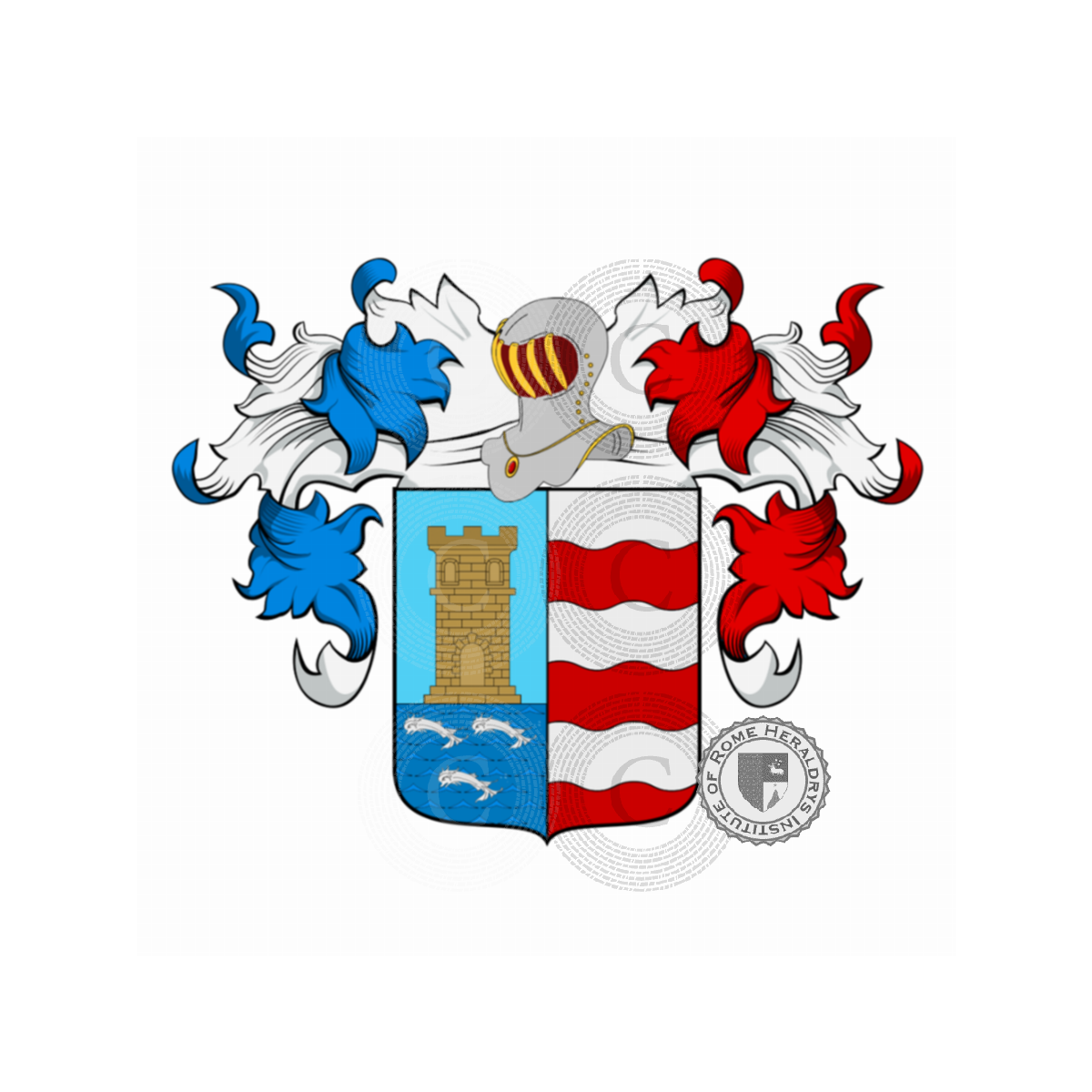 Wappen der FamiliePetracchi Mari (Toscana), Petracca,Petracchi Mari