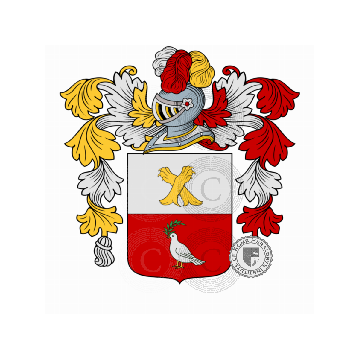 Escudo de la familiaPatuzzi, Patuzzi,Spatuzzi