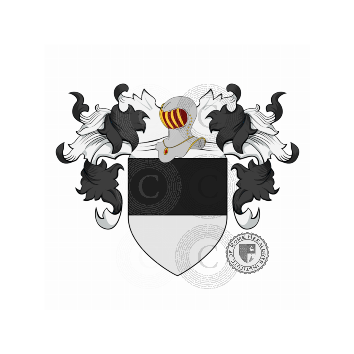 Escudo de la familiaCattanei (Padova)